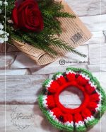 کش مو بافتنی مدل اسکرانچی